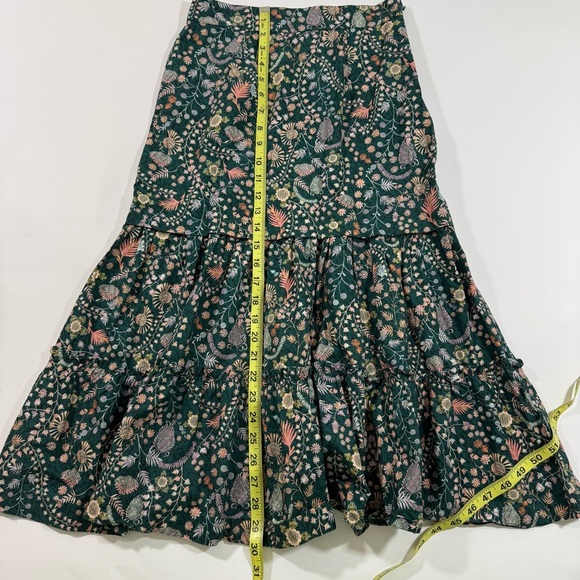 Antonio Melani X Liberty Art Fabric Midi Ruby Skirt Crochet Meadow - Picture 8 of 8